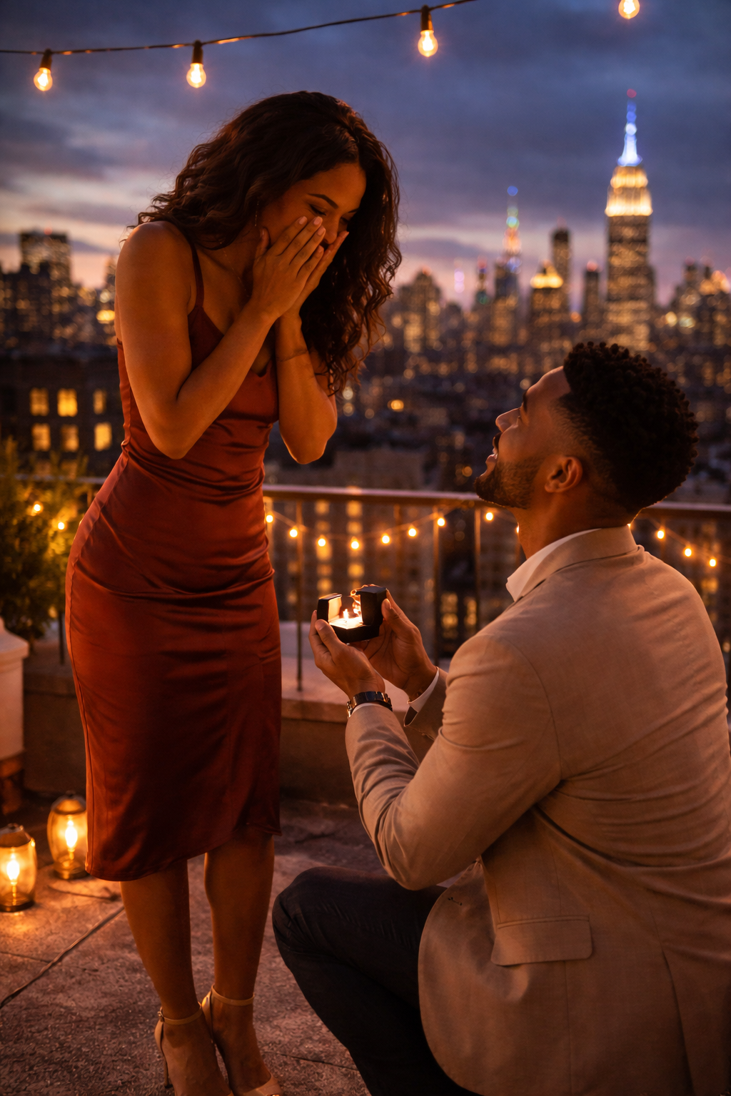 A beautiful moment between two people